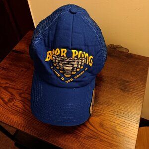 vintage beer pong trucker hat w/bottle opener